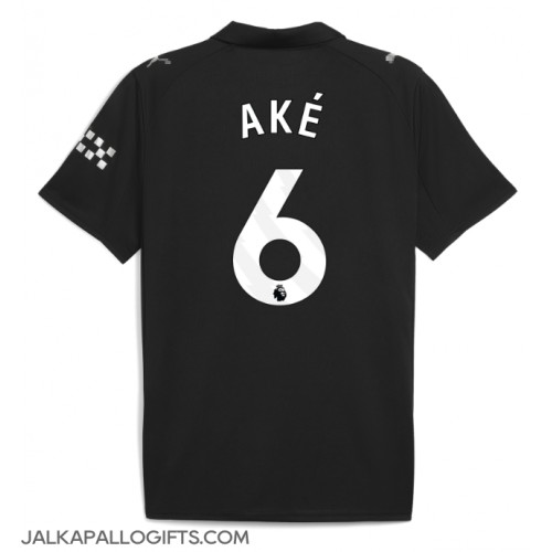Manchester City Nathan Ake #6 Vieraspaita 2025-26 Lyhythihainen